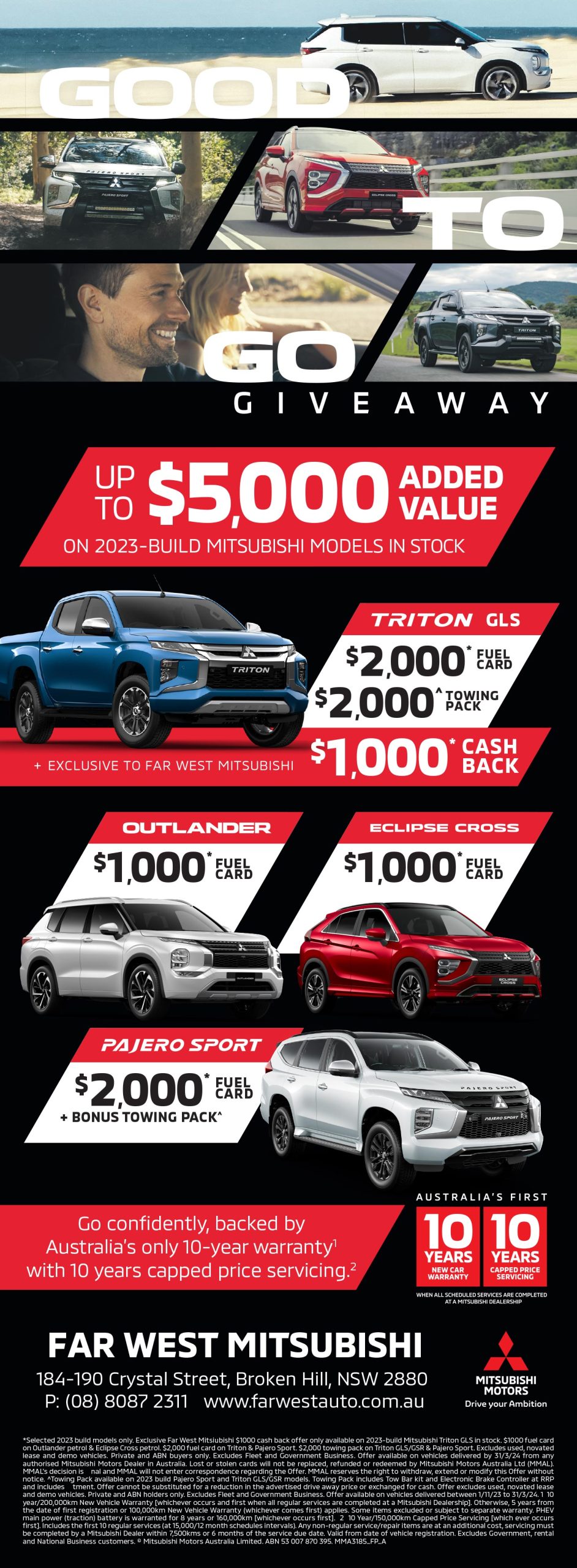 Far West Mitsubishi special offers